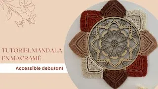Miniature : ✨ Tutoriel Macramé Débutant : Mandala Bohème Facile à Réaliser ✨