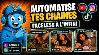 Miniature : J'ai créé un Agent IA qui génère des chaînes faceless à l'infini (il fait tout, tout seul)