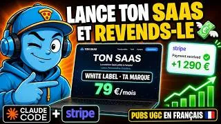 Miniature : Lance ton SaaS IA en quelques minutes et REVENDS-LE (pubs UGC en français) 💸