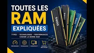 Miniature : TOUTES LES RAM EXPLIQUÉES : DDR3, DDR4, DDR5 (Guide COMPLET 2026) Quelle RAM choisir ? DDR4 vs DDR5