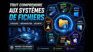 Miniature : Comment les données sont stockées sur un ordinateur ? (Systèmes de fichiers expliqués)