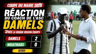 Miniature : COUPE DU MAIRE 2026 – RÉACTION DU COACH DE L’ASC DAMELS APRÈS LA VICTOIRE DE SON ÉQUIPE 