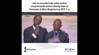 Miniature : Scène surprenante entre Claudy Siar et l'huissier de Justice à Miss Biopharma (2017)