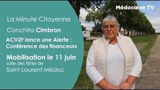 Miniature : Conchita Cimbron lance un appel à la mobilisation ACV2F Médoc le 11 juin 2026 à Saint-Laurent-Médoc