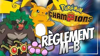 Miniature : QUE PEUT CONTENIR LE REGLEMENT M-B ? POKEMON CHAMPIONS