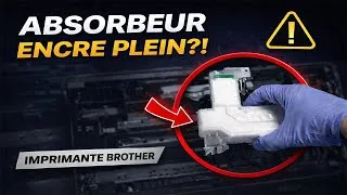 Miniature : Remplacement absorbeur d'encre sur une imprimante Brother MFC-J