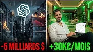 Miniature : Pourquoi OpenAI PERD 5 Milliards (Et je m'enrichis)