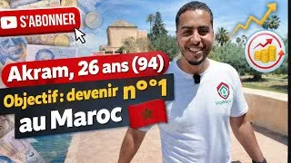Miniature : AKRAM 26 ans (94) Il a monté sa société avec un objectif clair : devenir n°1 au Maroc 🇲🇦 