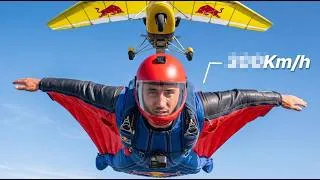 Miniature : À quelle vitesse peut voler un humain ? (sans moteur)
