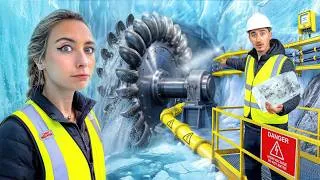 Miniature : On a exploré la centrale cachée sous la Mer de Glace (zone interdite)
