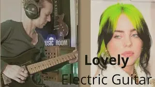 Miniature :  Billie Eilish  - Lovely - Electric Guitar 
