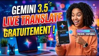 Miniature : Comment traduire n'importe quelle vidéo ou audio avec Gemini 3.5 Live Translate