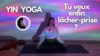 Miniature : 🌿 Détente express & ouverture des hanches – Yin Yoga 25 min | Tous niveaux | Sans matériel