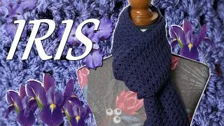 Miniature : Tuto Echarpe Iris au point Iris au crochet