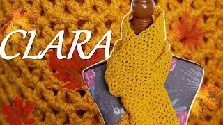 Miniature : Tuto Echarpe Clara au point Lové au crochet