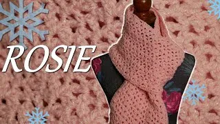 Miniature : Tuto Echarpe Rosie au point de côtes dentelle au crochet