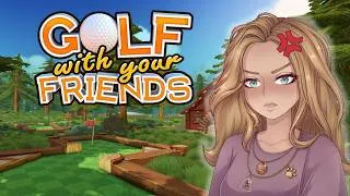 Miniature : J’AIMERAIS JUSTE GAGNER UNE PARTIE AU MOINS 😭 | Golf With Your Friends #1