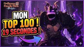 Miniature : TOP 100 ORGOT EN 19 SECONDES ! (Meliodas P6 le détruit) | 7DS Origin
