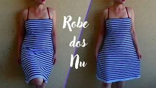 Miniature : 🌞🧵Je t'apprends à coudre une robe dos nu femme simplement