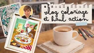 Miniature : Pause Café 13 ☕ Coloriages de la semaine et haul Action