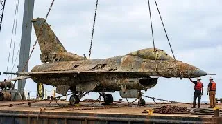 Miniature : Reconstruction d’un F-16 ayant sombré au fond de l’océan – Peut-il « REVIVRE » ?