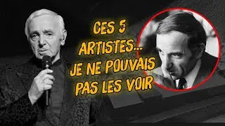 Miniature : Les 5 Artistes que Charles Aznavour Ne Pouvait Pas Voir en Peinture