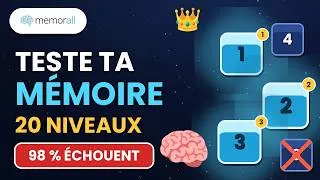 Miniature : 🧠 TA MÉMOIRE EST-ELLE AU NIVEAU ? Fais le test maintenant !