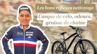 Miniature : Casque de vélo, odeurs, graisse de chaîne : les bons réflexes nettoyage