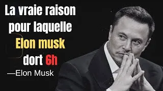Miniature : ELON MUSK NE DORT PAS 6H-VOICI POURQUOI C’EST UN GÉNIE ET PAS UN SACRIFICE 