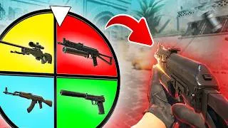 Miniature : Counter Strike 2 mais une ROUE ALEATOIRE choisi mon ARME pour TOUTE LA GAME !!!
