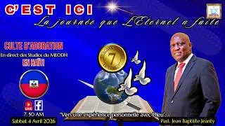 Miniature : "Vers une Experience Personnelle avec Dieu" (Past Jeanty Jn. Baptiste: 04/04/26)