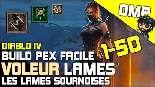 Miniature : LE MEILLEUR ROGUE / VOLEUR LAME SOURNOISE TOURNOYANTE DIABLO 4 LVL 1-100 EASY FARM ET XP