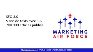Miniature : SEO & IA : SEO 3.0 - 5 ans de tests pour 200 000 articles publiés