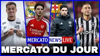 Miniature : MERCATO DU JOUR 🔴 James Rodríguez, Coutinho, Zubimendi... TOUTES les infos transferts du jour !