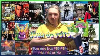 Miniature : * Jeux de ToTo * Tous mes jeux PS5-PS4-PS3-PS2 et PS1 ( 1000ème vidéo ! / version 2025 )