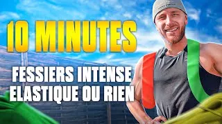 Miniature : FESSIERS INTENSE AVEC ELASTIQUE EN 10MIN !!! Séance complète, rapide, efficace - Méric Coach
