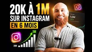 Miniature : Comment je suis passé de 20 000 à 1 MILLION d'abonnés Instagram en 6 mois
