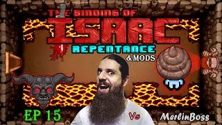 Miniature : Isaac Repentance Ep 15 FR - L’Homme CACA & les MODS réactivés ! | Tainted Blue Baby vs MEGA SATAN