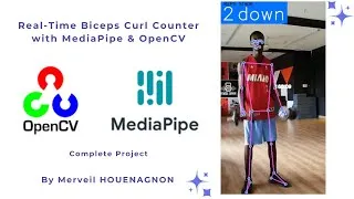 Miniature : Compter automatiquement tes Biceps Curls avec Python, OpenCV et MediaPipe (en temps réel !)