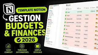 Miniature : Notion Template :  Gestion Budgets et Gestion Finances 2026 💸💳