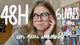 Miniature : LIRE 6 LIVRES EN 48H : VLOG LECTURE 📖