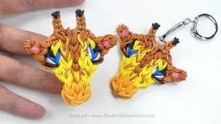 Miniature : DIY - GIRAFE en élastiques RAINBOW LOOM - Tuto complet