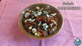 Miniature : Recette 🇮🇹  SALADE PANZANELLA 🥗🍅🥒🍞🌿