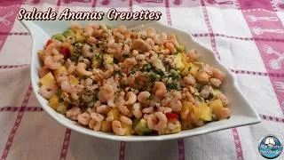 Miniature : Salade Tropicale ANANAS CREVETTES 🥗🍍🦐🥑🍋‍🟩