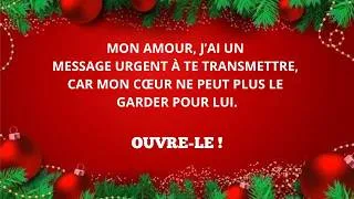 Miniature : Mon amour, ce message t’est entièrement destiné.