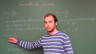 Miniature : Formules de base en chimie (+ Exercice d'application)