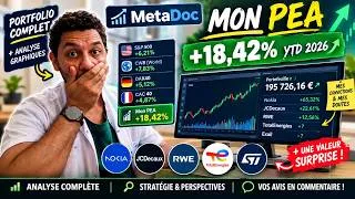 Miniature : 📈 195 000€ en Bourse : J'explose le CAC 40 (+18,4%) + LA Valeur de Crise