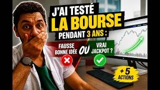 Miniature : J'ai testé la Bourse pendant 3 ans : Fausse bonne idée ou vrai jackpot ? (+ 5 actions)