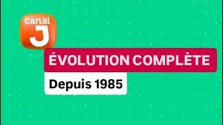 Miniature : Télévolution #65 : Evolution complète de Canal J - (depuis 1985) -