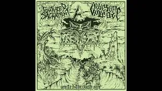 Miniature : GRUESOME PLEDGE (Old School Death Metal) - United Through Sin (SPLIT)